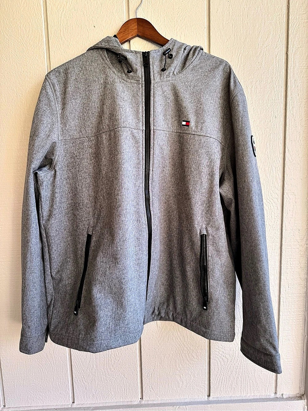 Tommy Hilfiger Water Resistant Wind Resistant Breathable Softshell Hooded Jacket